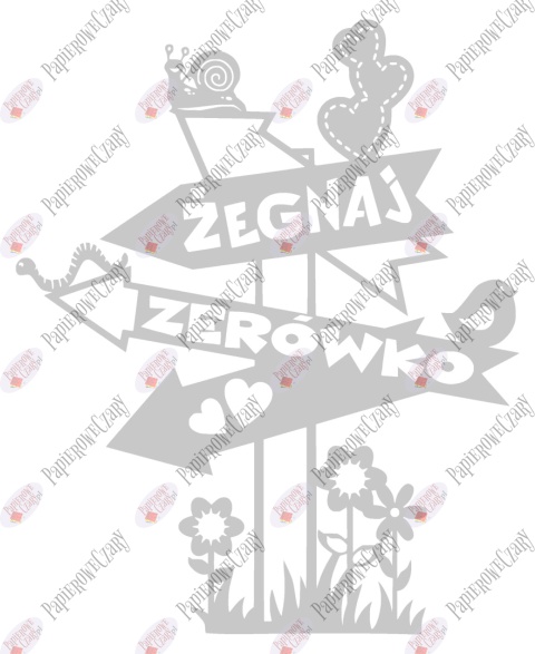 Żegnaj zerówko 1 Dekoracje z papieru