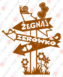 Żegnaj zerówko 1 Dekoracje z papieru