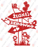 Żegnaj zerówko 1 Dekoracje z papieru