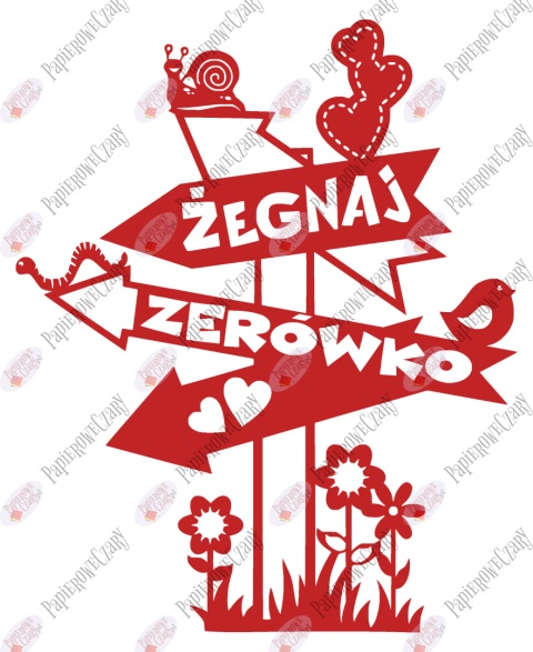 Żegnaj zerówko 1 Dekoracje z papieru