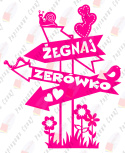 Żegnaj zerówko 1 Dekoracje z papieru