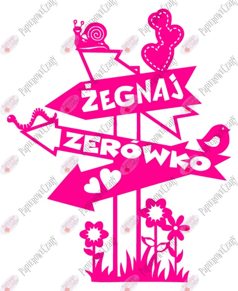 Żegnaj zerówko 1 Dekoracje z papieru