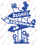 Żegnaj zerówko 1 Dekoracje z papieru