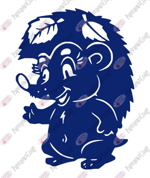 Jeż 2 Dekoracje z papieru Jeż 2 Dekoracje z papieru