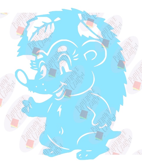 Jeż 2 Dekoracje z papieru Jeż 2 Dekoracje z papieru