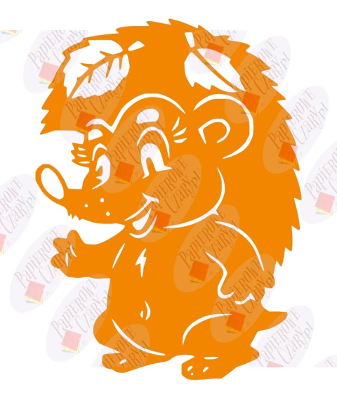 Jeż 2 Dekoracje z papieru Jeż 2 Dekoracje z papieru