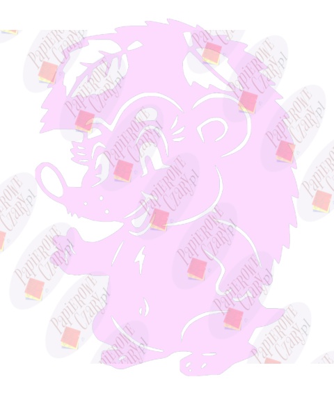 Jeż 2 Dekoracje z papieru Jeż 2 Dekoracje z papieru