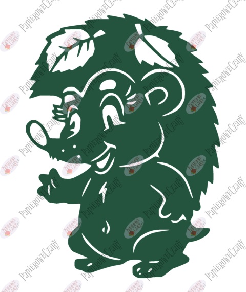 Jeż 2 Dekoracje z papieru Jeż 2 Dekoracje z papieru