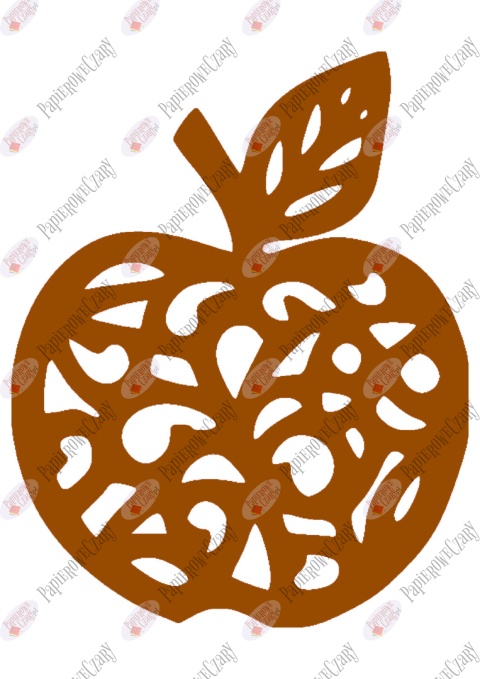 Jabłko 1 Dekoracje z papieru