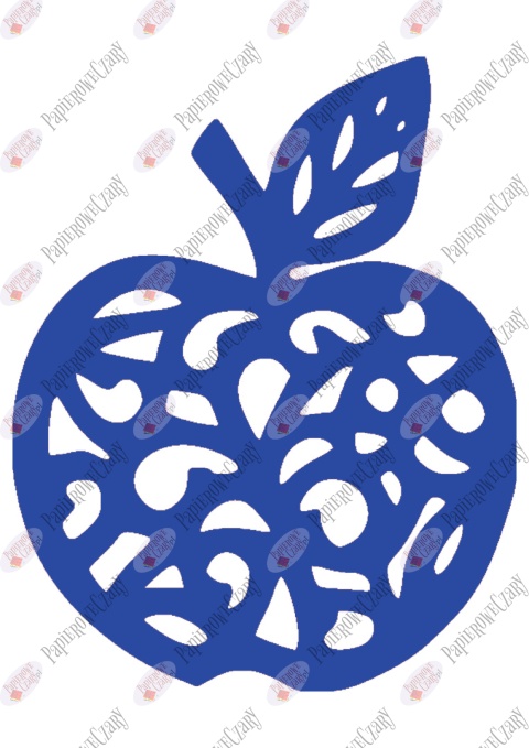 Jabłko 1 Dekoracje z papieru