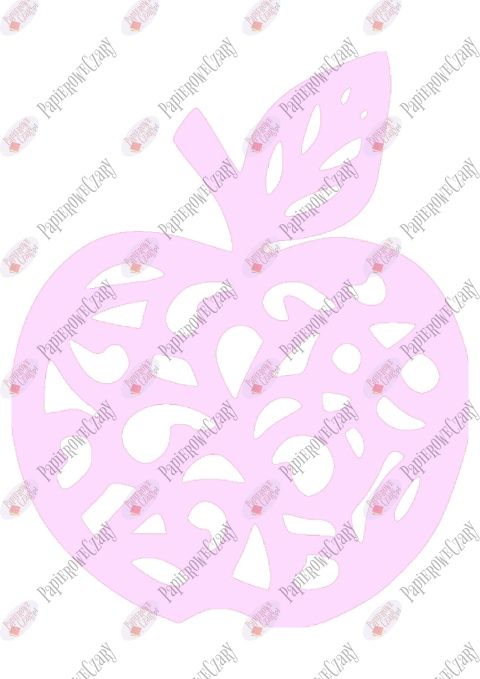 Jabłko 1 Dekoracje z papieru