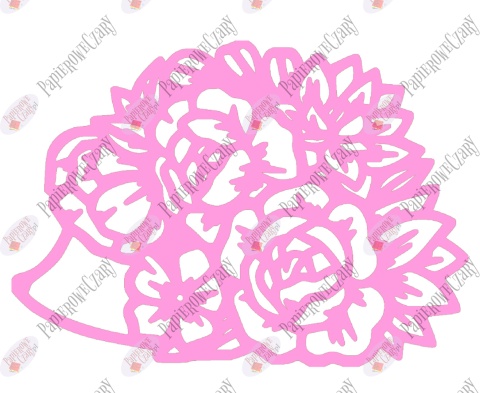 Jeż 1 Dekoracje z papieru