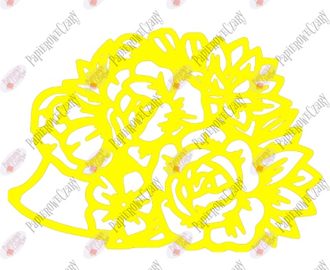 Jeż 1 Dekoracje z papieru