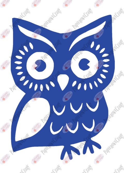 Sowa 4 Dekoracje z papieru