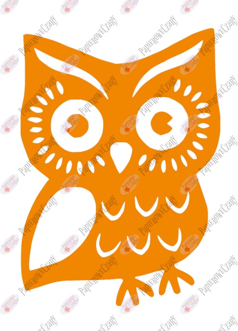 Sowa 4 Dekoracje z papieru