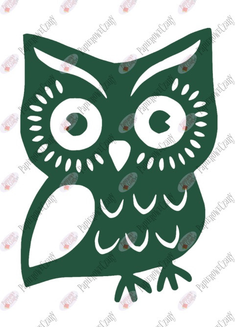Sowa 4 Dekoracje z papieru