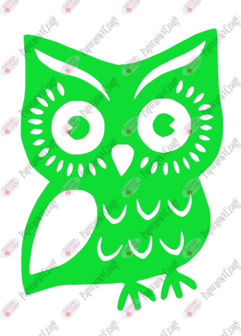 Sowa 4 Dekoracje z papieru