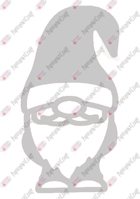 Krasnal 1 Dekoracje z papieru