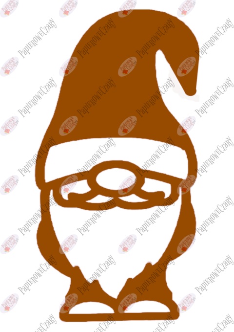 Krasnal 1 Dekoracje z papieru