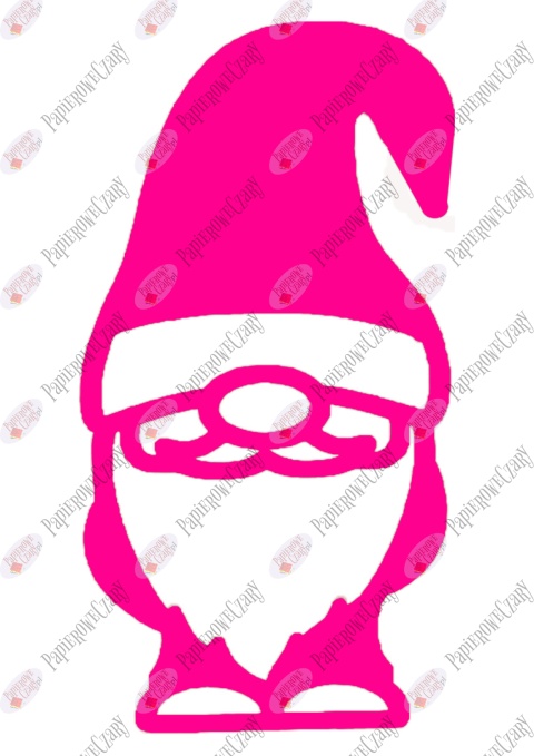 Krasnal 1 Dekoracje z papieru