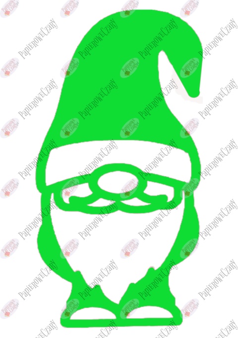 Krasnal 1 Dekoracje z papieru