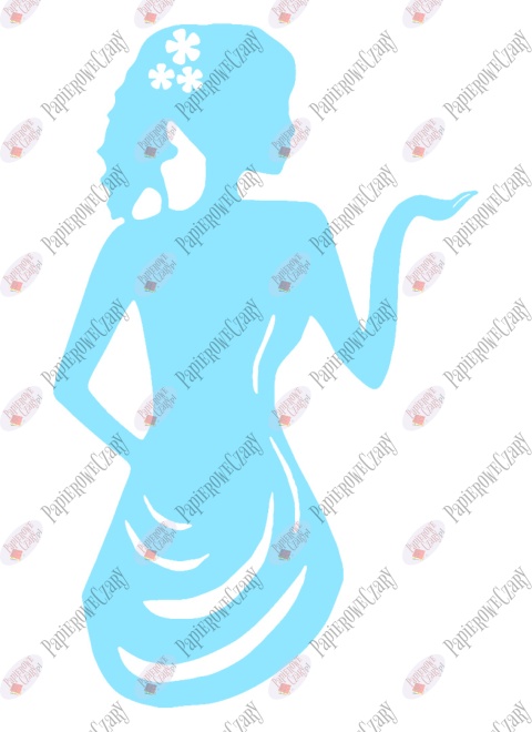 Pani Jesień 2 Dekoracje z papieru