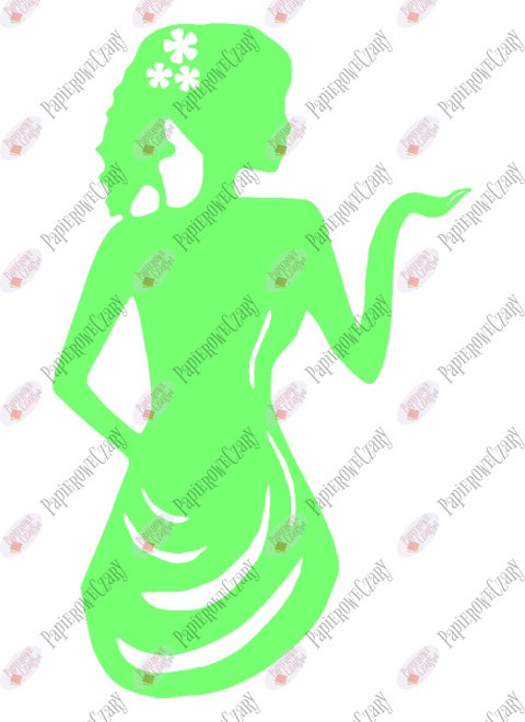 Pani Jesień 2 Dekoracje z papieru