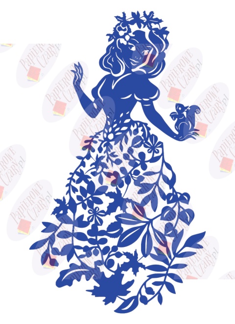 Pani Jesień 3 Dekoracje z papieru Pani Jesień 3 Dekoracje z papieru