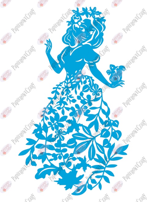 Pani Jesień 3 Dekoracje z papieru Pani Jesień 3 Dekoracje z papieru