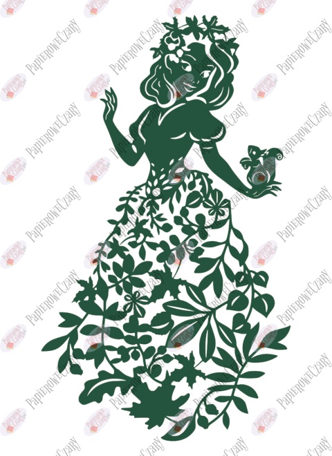 Pani Jesień 3 Dekoracje z papieru Pani Jesień 3 Dekoracje z papieru