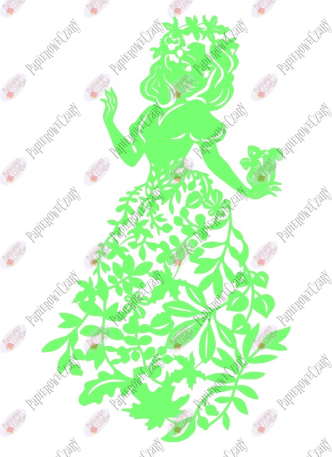 Pani Jesień 3 Dekoracje z papieru Pani Jesień 3 Dekoracje z papieru