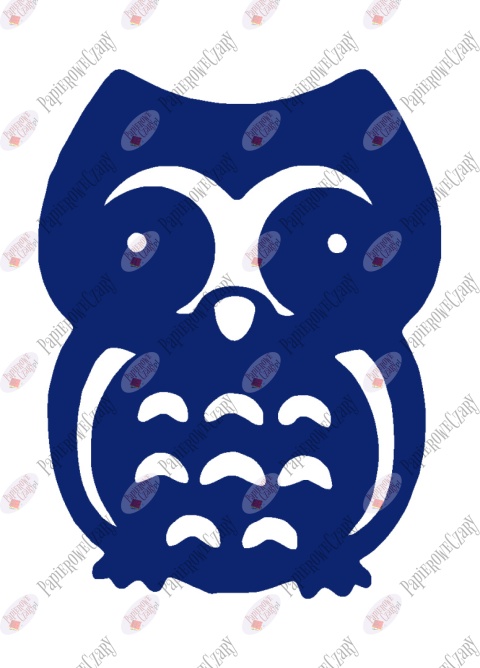 Sowa 2 Dekoracje z papieru