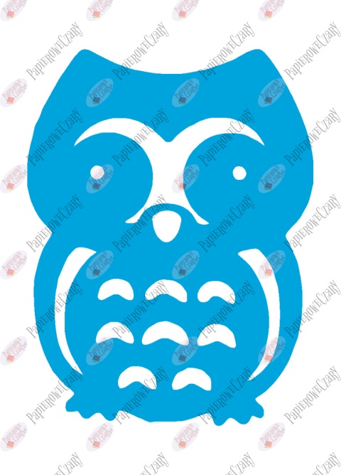 Sowa 2 Dekoracje z papieru