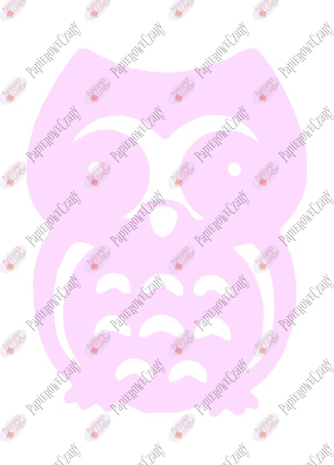 Sowa 2 Dekoracje z papieru