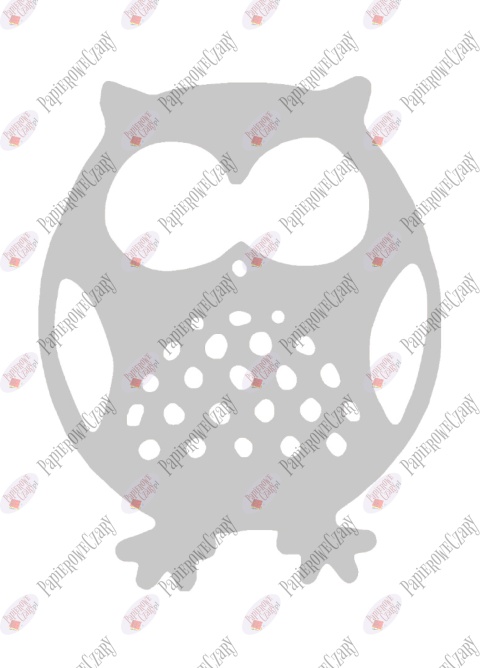 Sowa 3 Dekoracje z papieru