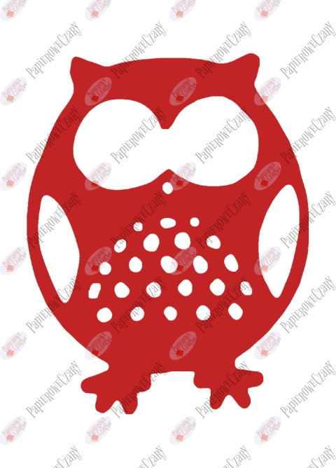 Sowa 3 Dekoracje z papieru