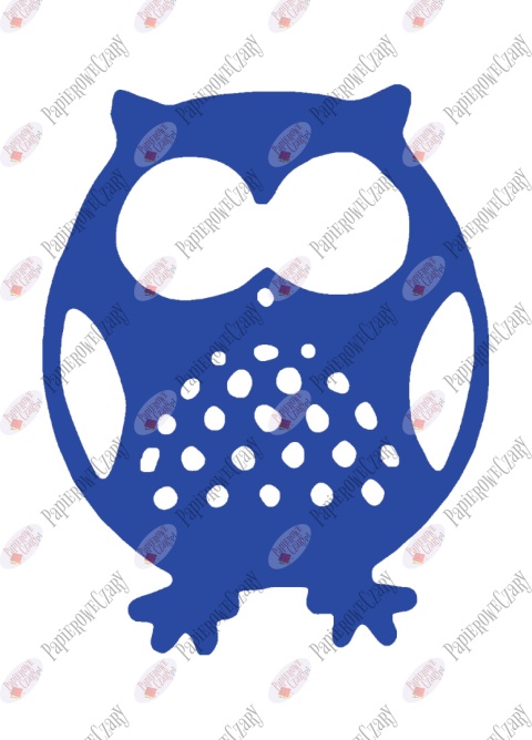 Sowa 3 Dekoracje z papieru