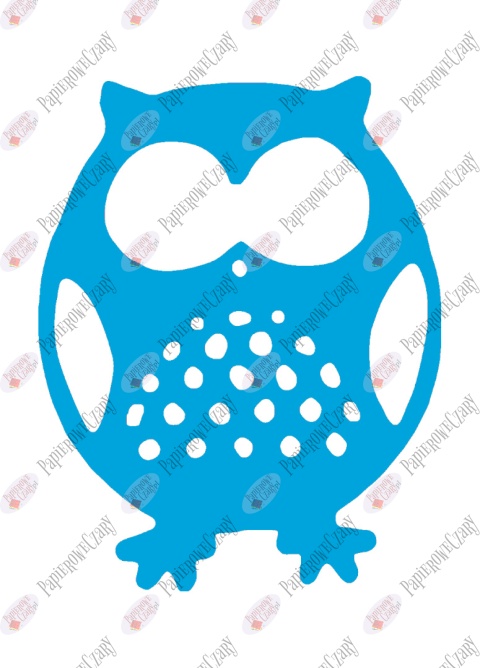 Sowa 3 Dekoracje z papieru