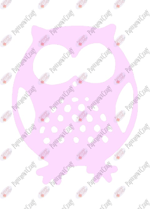 Sowa 3 Dekoracje z papieru