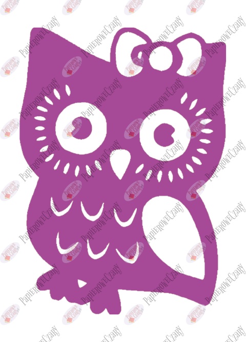 Sowa 5 Dekoracje z papieru