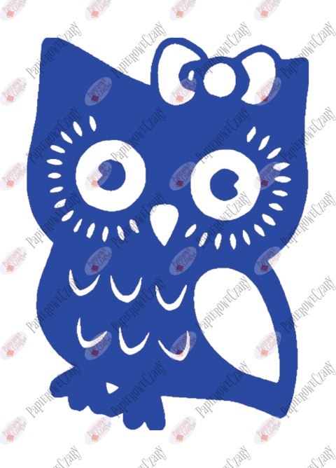 Sowa 5 Dekoracje z papieru