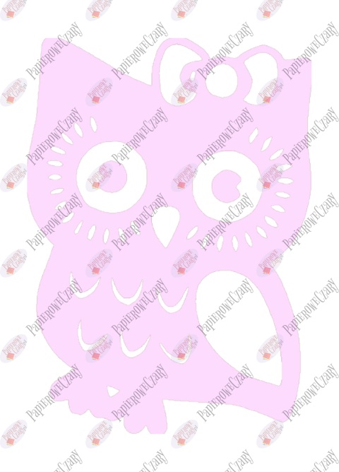 Sowa 5 Dekoracje z papieru