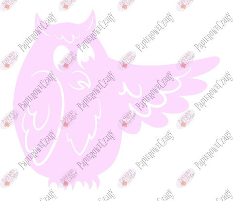 Sowa 6 Dekoracje z papieru