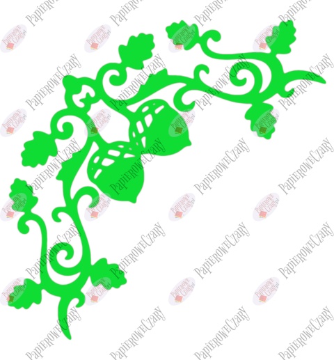 Żołędź 4 Dekoracje z papieru